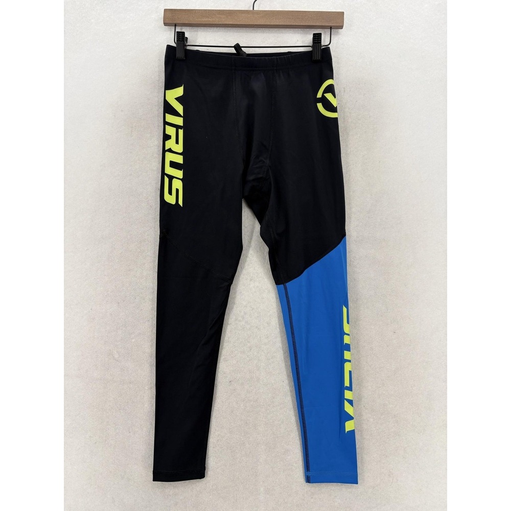 Virus RX8 Pants Mens Medium Black Compression Leggings StayCool Gym Training